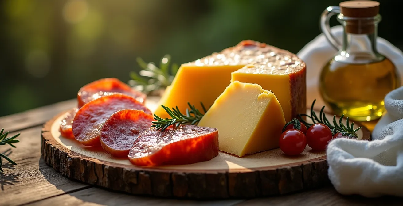 Sistema di conservazione naturale per formaggi e salumi in campeggio